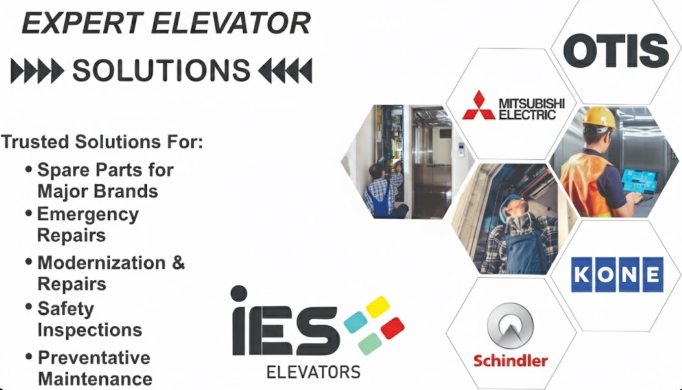 Commercial elevator installation