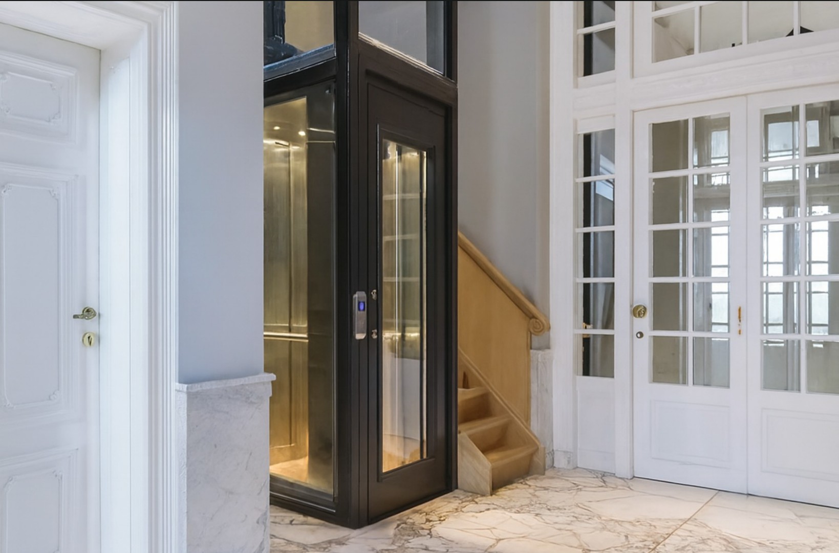 Home elevator interior